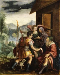 Abraham entlässt seinen Sohn Ismael